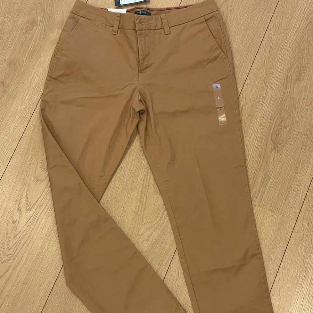 *NWT* Tommy Hilfiger Stretch Khaki Slim Chino Dress Pants, Women's Size 6